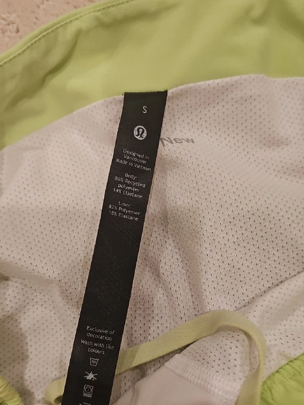 Light Green Men Lululemon Athletic Shorts